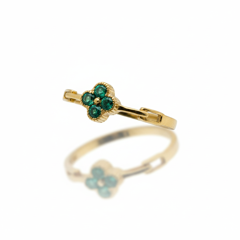 Anillo De Evento Van Cleef Esmeralda