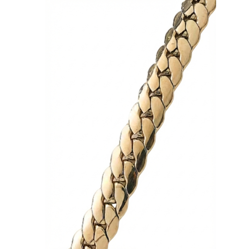 Cadena Tejido Escama de Serpiente