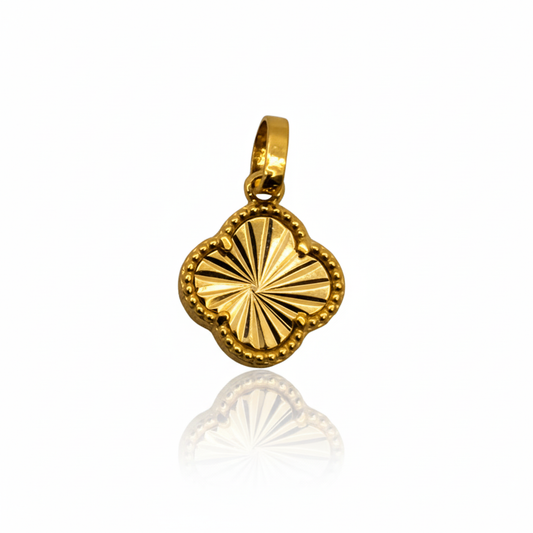 Dije Trébol Diamantado