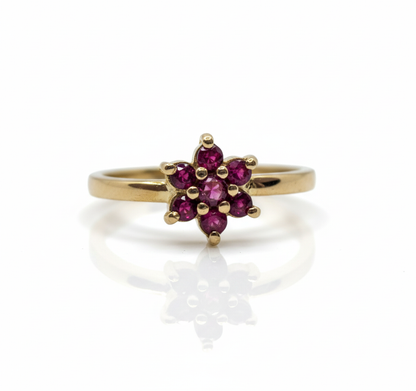 Anillo Para Evento Flor Rubi